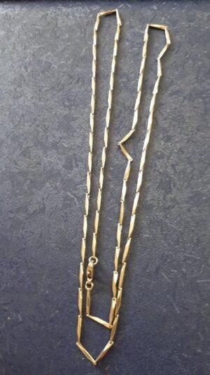 109.8 CORRENTE DE AÇO ELO BLOCO FINO 60CM 1,5MM