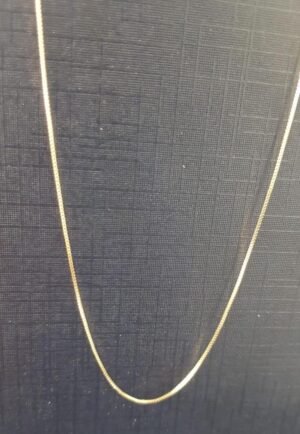 163.15 CORRENTE BANHADA A OURO 18K VENEZIANA 40CM 1.7g