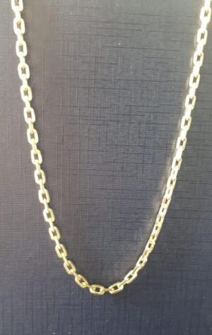 163.16 CORRENTE BANHADA A OURO 18K  CARTIER G 70CM 35.6g