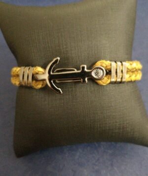 192.4 Pulseira de Corda Duas cordas com Âncora