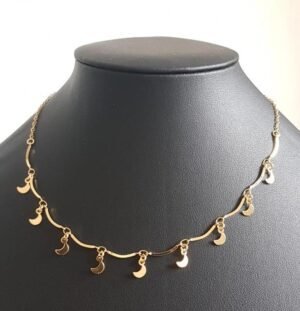 4.229 Choker folheada Lua