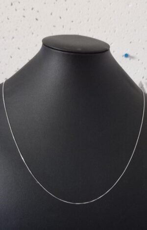 66.56 CORRENTE DE PRATA VENEZIANA FINA 60 CM 1.5g