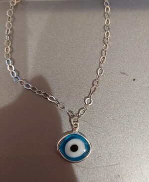 140.33 PULSEIRA DE PRATA OLHO GREGO CLARO 2