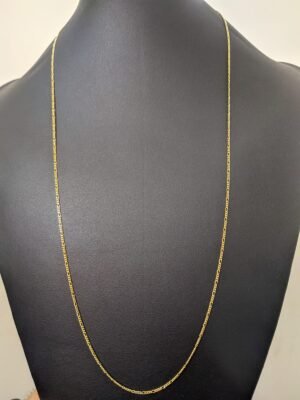 163.61 CORRENTE BANHADA ELO 3X1 70CM 2.9g