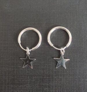 143.71 ARGOLA DE PRATA ESTRELA