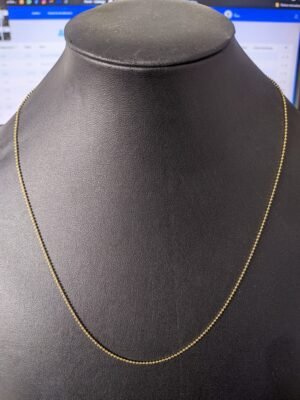 163.80 CORRENTE BANHADA DE BOLINHAS 2.1g 50cm