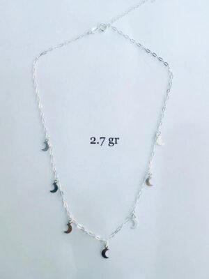 318.1 CHOCKER DE PRATA COLAR DA LUA