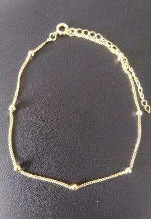 258.33 - TORNOZELEIRA DE BOLINHAS 1.7g