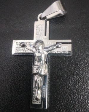 121.189 - PINGENTE DE AÇO CRUZ 25 7.7G