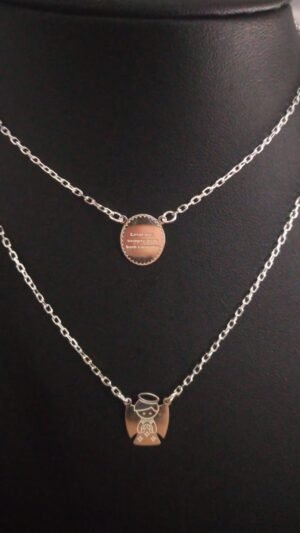 141.22 - ESCAPULARIO DE PRATA BOM CAMINHO 2.7G