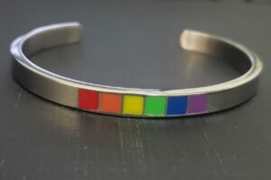 503.1 - BRACELETE DE AÇO LGBT