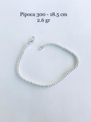 140.45 PULSEIRA DE PRATA ELO PIPOCA 1.1G
