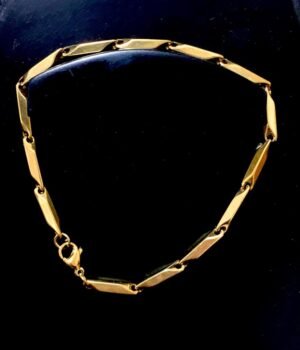 137.25 PULSEIRA DE AÇO ELO BLOCO 3mm 10,8g