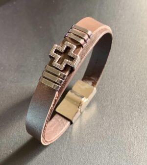 175.78 - PULSEIRA BLACK DESING SIMBOLO "+"