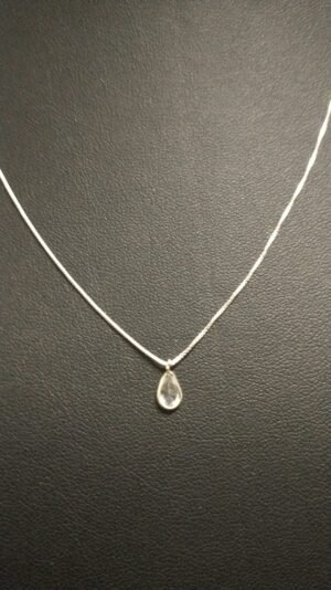 218.17 - COLAR DE PRATA ELO VENEZIANA PONTO GOTA 1.4G 45CM