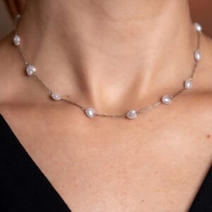 229.119 - CHOKER DE AÇO CORAÇÕES PEROLADOS