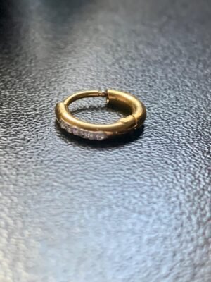 26.186 - PIERCING DE AÇO LINHA DE PEDRAS