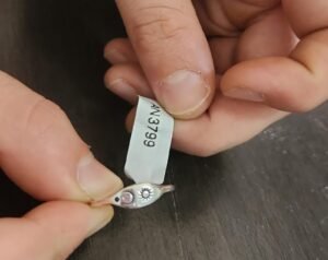 333.24 - ANEL DE PRATA SOL E LUA