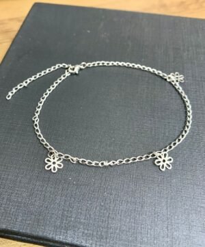 153.16 - TORNOZELEIRA DE AÇO FLOWERS