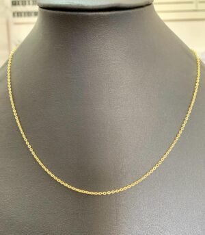 163.94 - CORRENTE BANHADA A OURO 18K CARTIER 2.1g 45cm 15ML