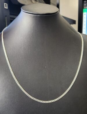 66.134 - CORRENTE DE PRATA GRUMET 60CM 5,8g