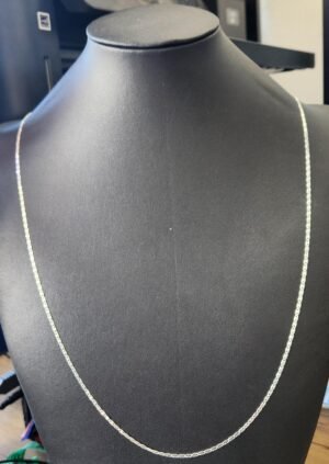 66.135 CORRENTE DE PRATA PALITO 70CM 2.6g