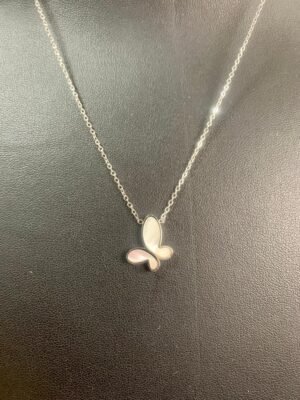 245.34 - COLAR DE AÇO BORBOLETA