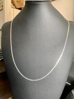 66.137 - CORRENTE DE PRATA PALITO 4.5G 70CM