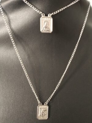 21.162 - ESCAPULARIO DE AÇO SÃO MIGUEL