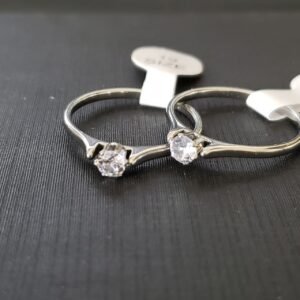 76.14 - ANEL DE AÇO SOLITÁRIO PEDRA DE ZIRCONIA BRIGHT ETERNITY 2MM