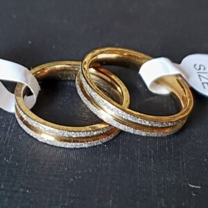 1.198 - ALIANÇA DE AÇO GOLDEN LINK