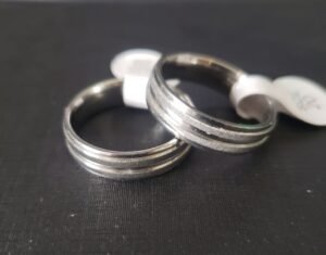 1.200 - ALIANÇA DE AÇO ESSENCIA ESCOVA 6MM