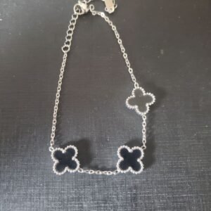 197.112 - PULSEIRA DE AÇO 3 FLORES ASIATICAS