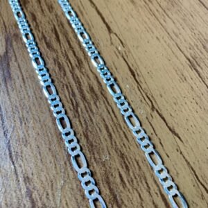 66.189 - CORRENTE DE PRATA 3X1 60cm 12.1g