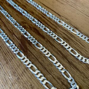 66.201 - CORRENTE DE PRATA 3X1 70cm 23g