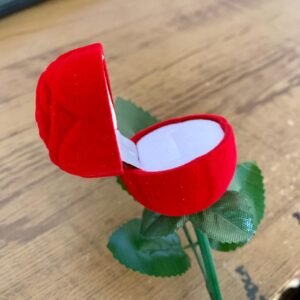 46.11 - CAIXINHA DE ANEL FLOR ARTIFICIAL